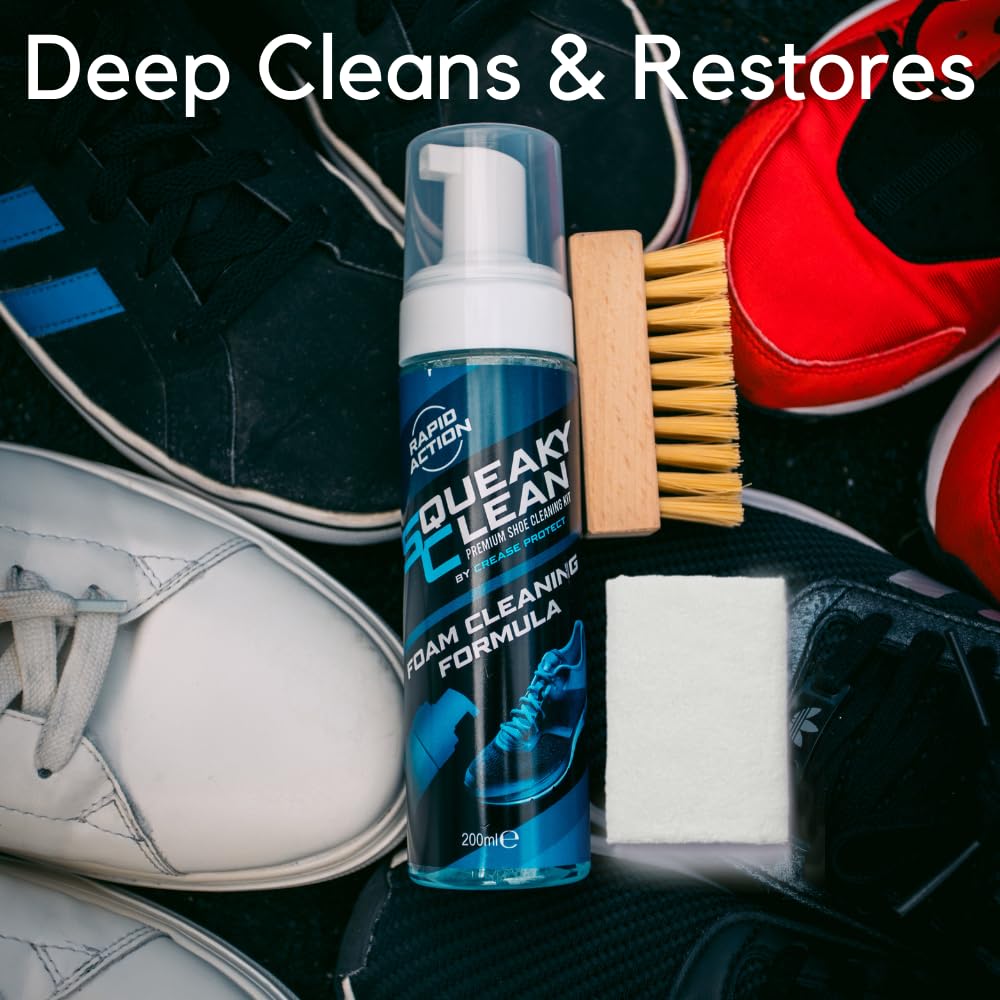 Crease Protect Squeaky Clean - Premium Shoe Cleaning Kit (1 Kit)