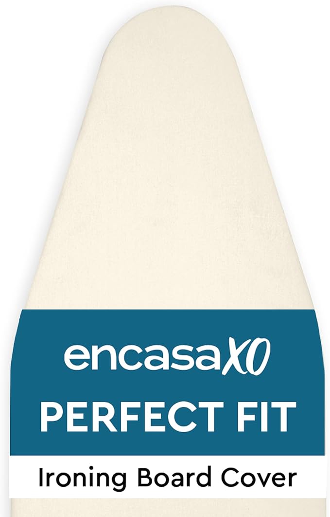 Encasa XO Ironing Board Cover and Pad 42"x14" - 4mm Felt Medium Iron Board