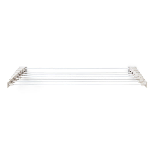 Rayen 0027.01 Wall Mounted Telescopic Clothesline, Painted Steel,ABS, White, 80 x 37 cm