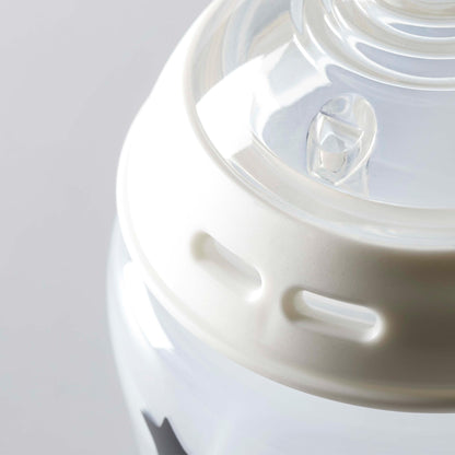 Tommee Tippee Natural Start Baby Bottles for 0m+, Pack of 3 260ml Baby Bottles, with Slow Flow Breast-Like Teat for a Natural Latch, Self-Sterilising and BPA Free, Baby Feeding Essentials