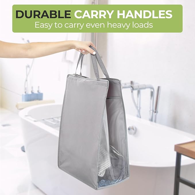 FENTEC Fentec Hanging Laundry Hamper, Hanging Laundry Basket, Slim Laundry