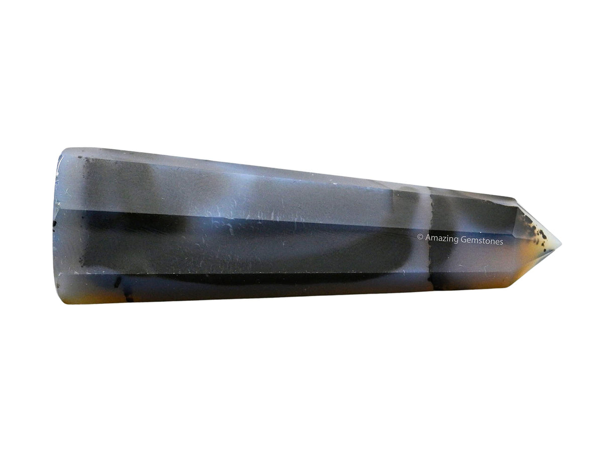 Amazing Gemstone Dendrite Agate Crystal Towers - Natural Healing Crystal Point Obelisk for Reiki Healing and Crystal Grid (2" to 3" INCH)