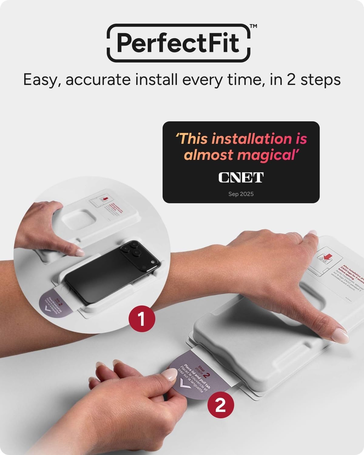 ZAGG Glass+ Screen Protector for iPhone 16e/ 14/13/ 13 Pro - 3X Shatter Protection, High Scratch Resistance, Oil-Resistant, Reinforced Edges, InvisibleShield, Easy Install