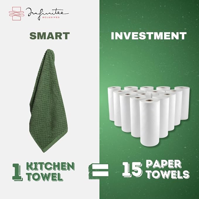 Infinitee Xclusives 100% Cotton Kitchen Towels