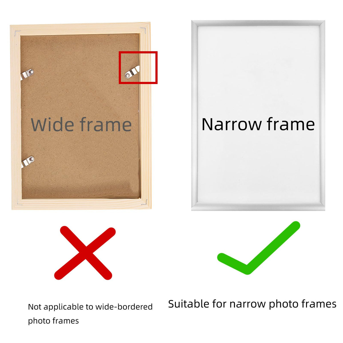 PATIKIL 10 Pack Easel Back for Picture Frame, 8 x 10 Inch Replacement Picture Frame Easel Back DIY Photo Board for Photo Frames Tiles, Black