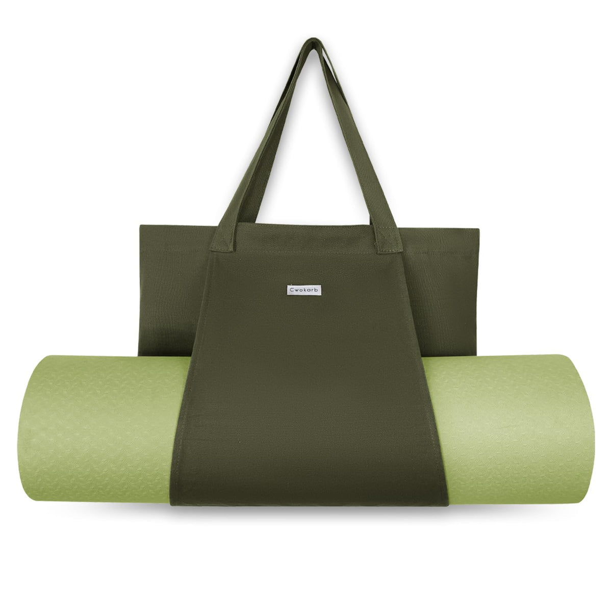 Cwokarb Yoga Mat Bag, Yoga Bags and Carriers Fits All Your Stuff, Yoga Tote Bag for Gym, Pilates, Workout, Beach, Travel and Office