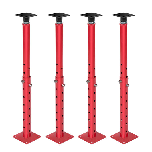 TOPTGO Floor Joist Jack, 19"- 36"(1'7"-3) Height Range Adjustable Floor Joist Jack House Jack Post,Telescoping Jack for Temporary Support for Leveling,4400 lbs Height Capacity(Each)-4Pack