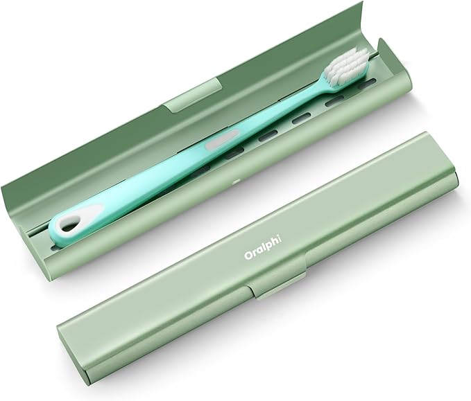 Aluminum Toothbrush Travel Case, Portable Travel Toothbrush Holder, Durable