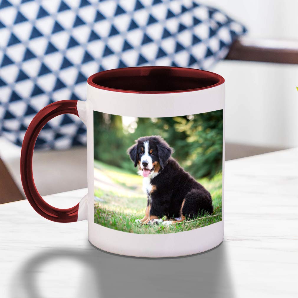 Style In Print Glass Coffee Mug 10 Ounces Personalized Picture & Text Clear Tea Cup Clear