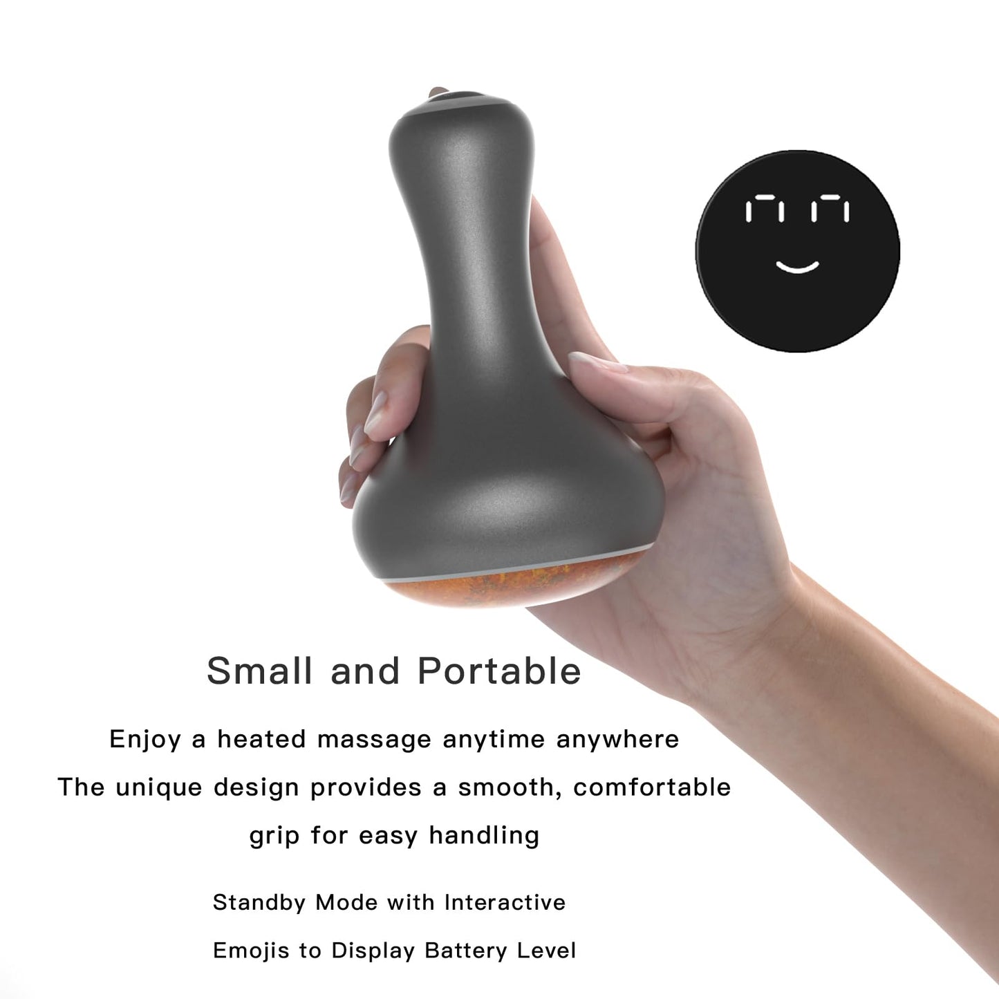 DragonJungle Hot Stones for Massage，Hot Stones Muscle Massage with Warmer, Wireless Natural Red Bian Stone Electric Gua Sha for Home Spa