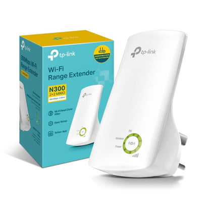 TP-Link TL-WA854RE N300Mbps WiFi Extender Booster, Internet Booster, Access Point,WiFi Repeater, WiFi Extender,App Control, WiFi Booster Range Extender, Smart Signal Indicator Light,UK Plug