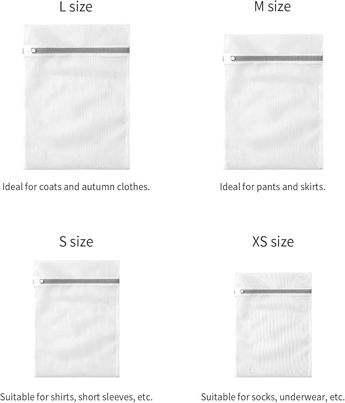 10 Pack Mesh Laundry Bags for Delicates