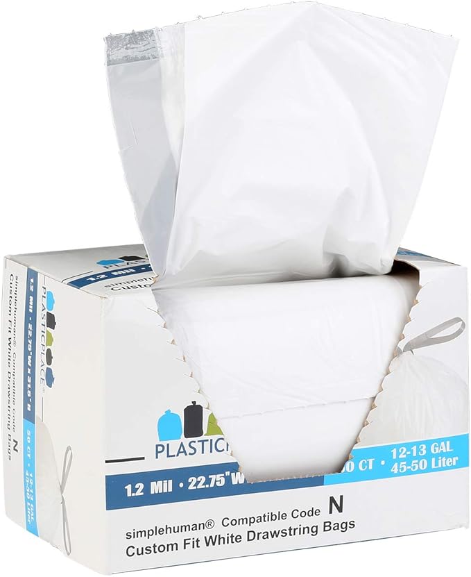 Plasticplace Custom Fit Trash Bags, Compatible