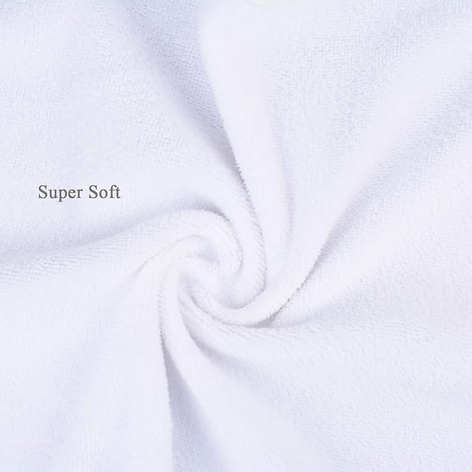 Microfiber Facial Cloths, 8 Pack, Super Absorbent, Quick Drying Fast,
