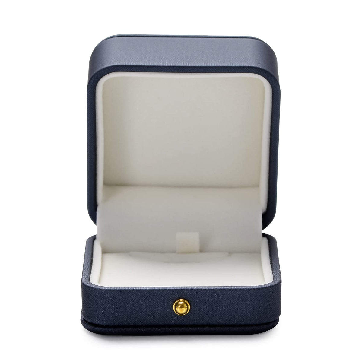 Papten PU Leather Necklace Box Velvet Interior Necklace Gift Box Pendant Case Display Storage Case for Anniversary Wedding Birthday Mother's Day (Steel-Blue)