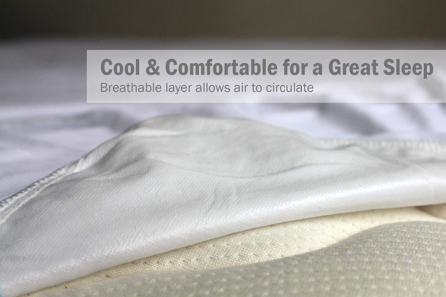 Waterproof Mattress Cover (Twin XL), Perfect Hospital Bed Protector, 4 Layer Protection, Super Soft, Fitted, Machine Washable, Vinyl Free, 39"x80"