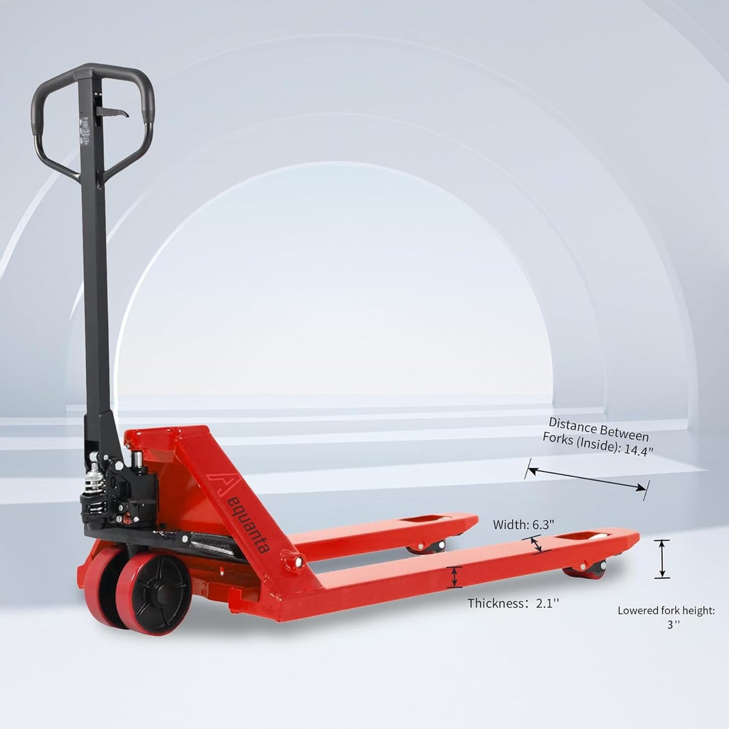 Aequanta Manual Pallet Jack Truck 6600Lbs Capacity, Professional Pallet Trucks 27" W x 48" L Fork Size