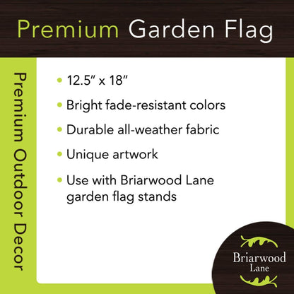Briarwood Lane Trick Or Treat Pumpkin Burlap Halloween Garden Flag 12.5" x 18"