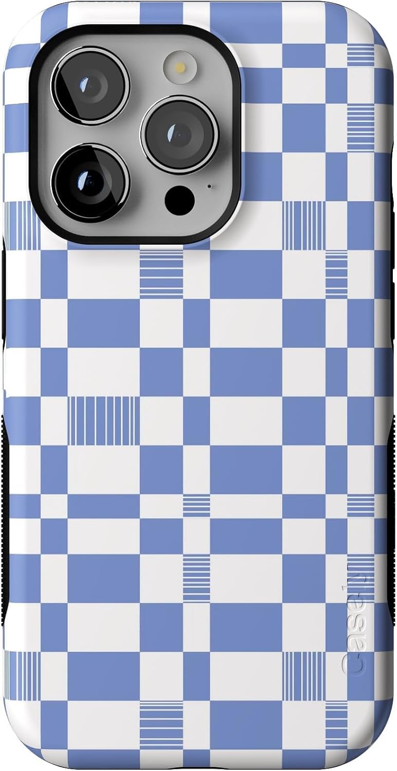 Casely iPhone 14 Pro Case | Opposites Attract | Day & Night Mountains | Compatible with MagSafe | Bold Protective Design