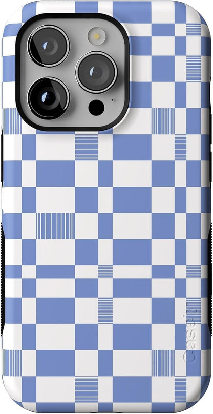 Casely iPhone 14 Pro Case | Opposites Attract | Day & Night Mountains | Compatible with MagSafe | Bold Protective Design