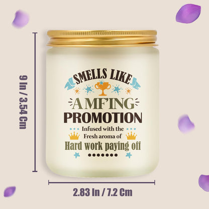 Goiicoln Job Promotion Gifts for Women, Congratulations New Job Candle Gifts for Women, Congratulations on Your Promotion, Graduation Gift for Coworker Friend Boss, Lavender Scented Candle