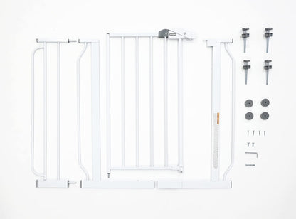 Regalo Easy Step Walk Thru Baby Safety Gate Pressure Mount with Included Extension Kit (15 cm)