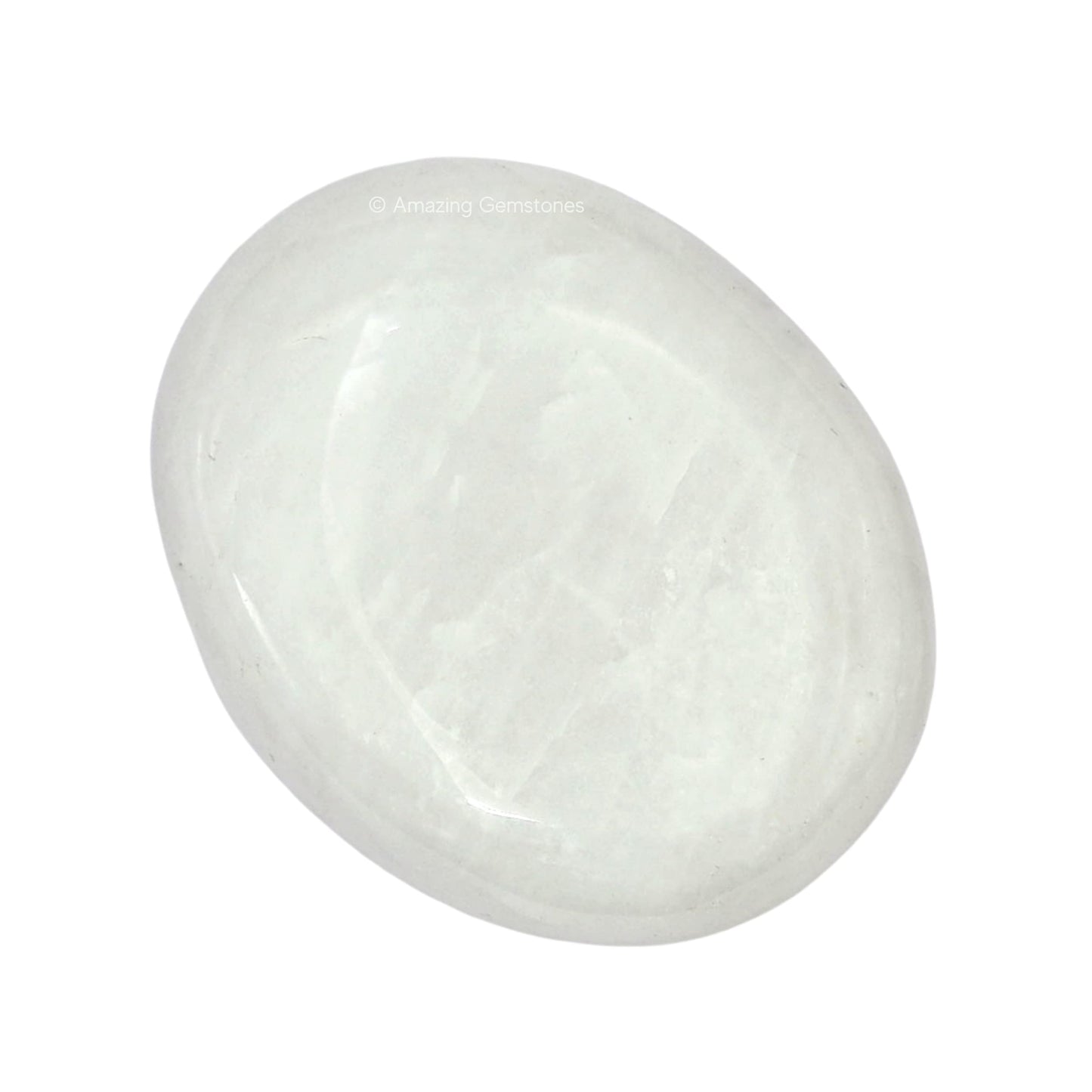 Amazing Gemstone Snow Quartz Crystals and Healing Stones - Large Palm Stone Crystals Piedra - Crystal for Good Luck, Balanced Positive Energy, Meditation - Unique Stocking Stuffers, Gifts for Women