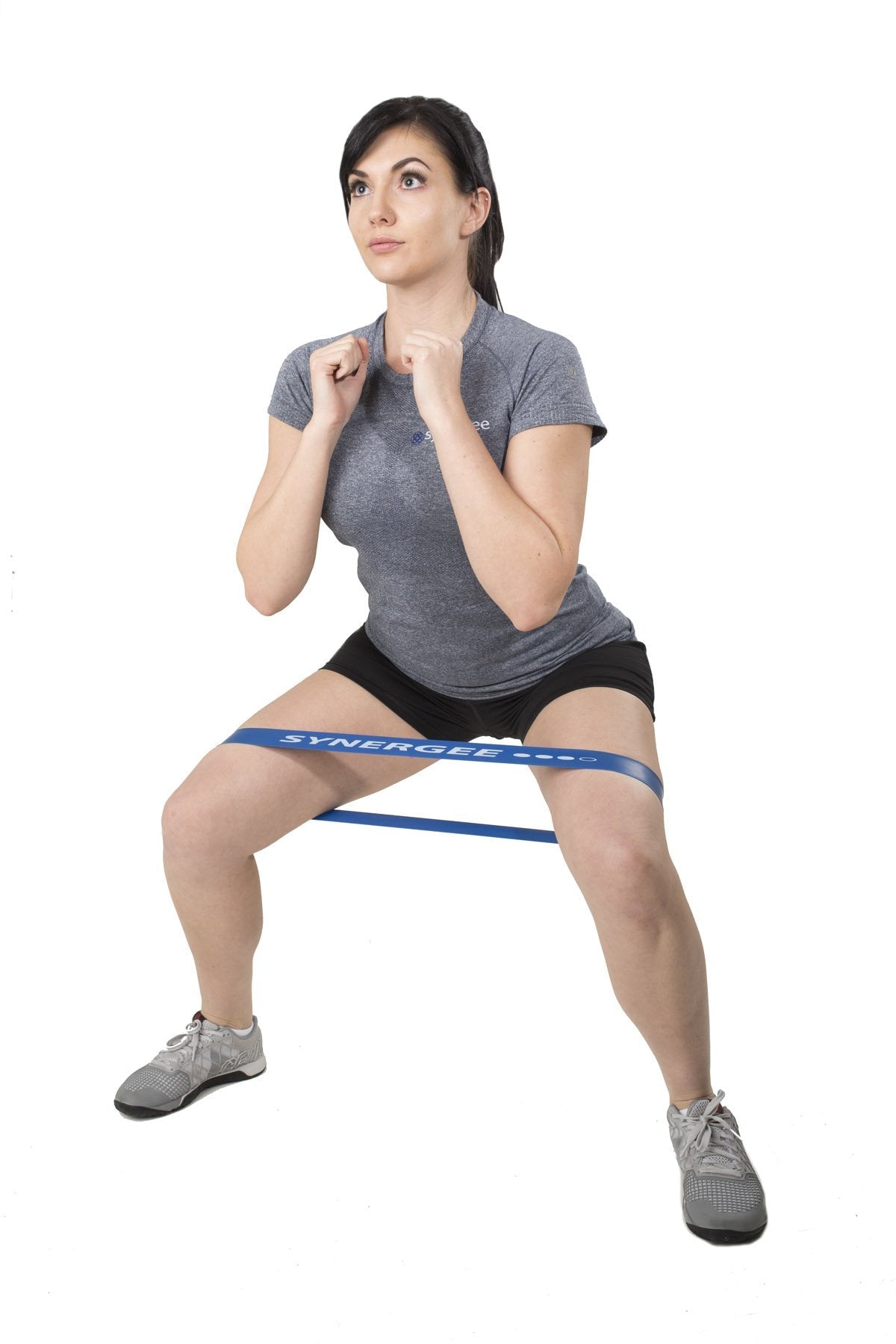 Synergee 10 Pack Mini Band Resistance Loop Exercise Bands Green Medium Resistance