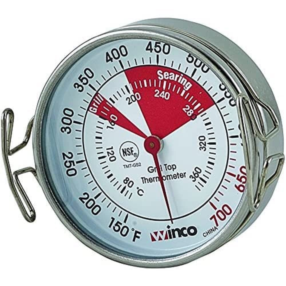 Winco 1-1/4-Inch Dial Digital Thermometer with 4-3/4-Inch Probe