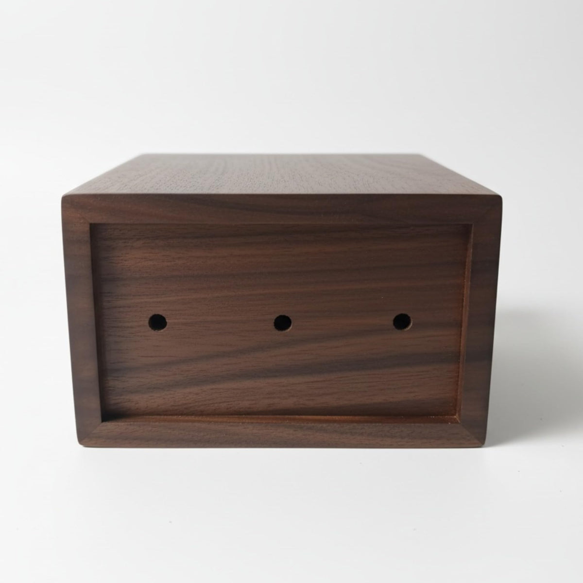 IVE Design Walnut Utensil Holder for Kitchen Wood Utensil Crock Wood Utensil Holder