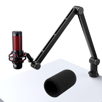 Metal Desk Clamp For Microphone Suspension Boom Scissor Arm Stand Holder with Adjustable Screw by SUNMON