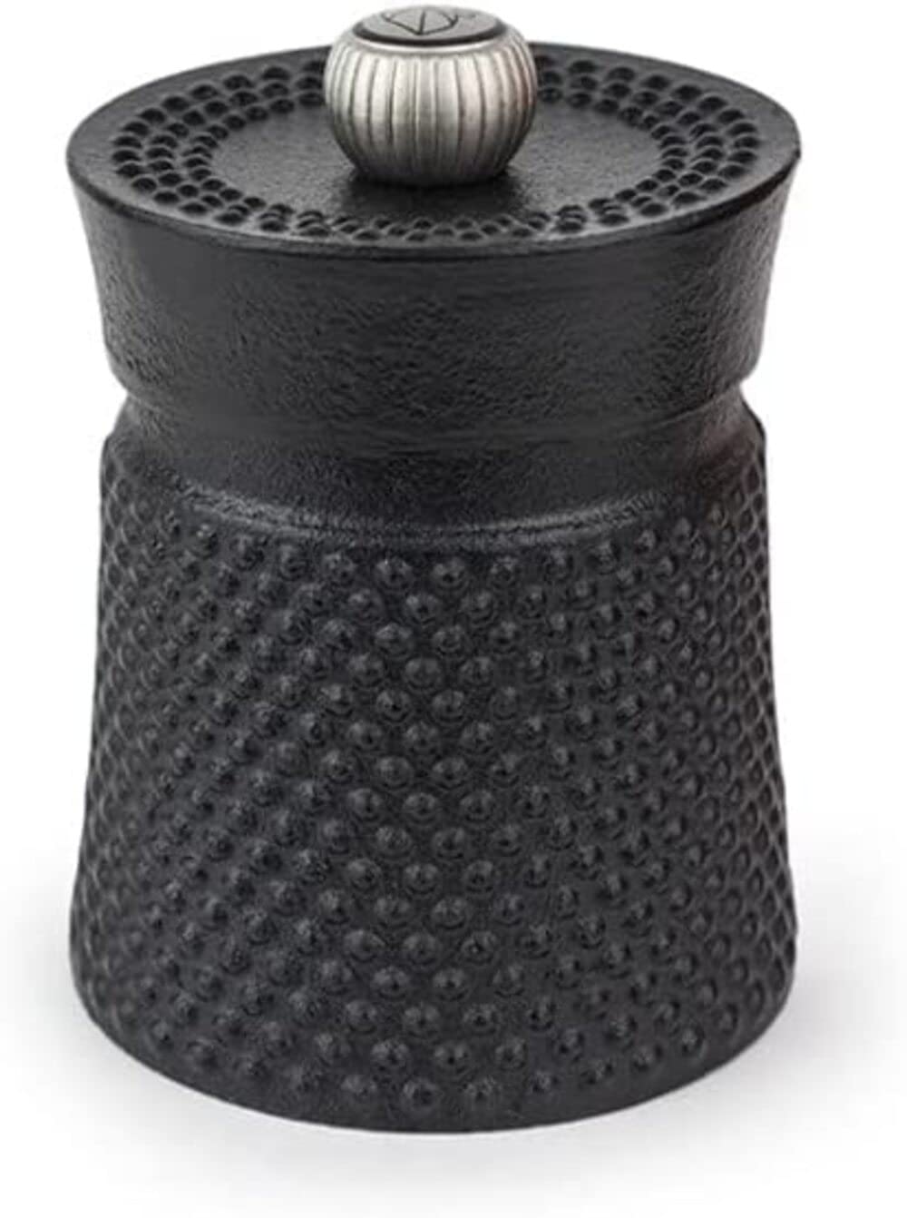 Peugeot Bali Black Cast-Iron Pepper Mill and Salt Cellar.