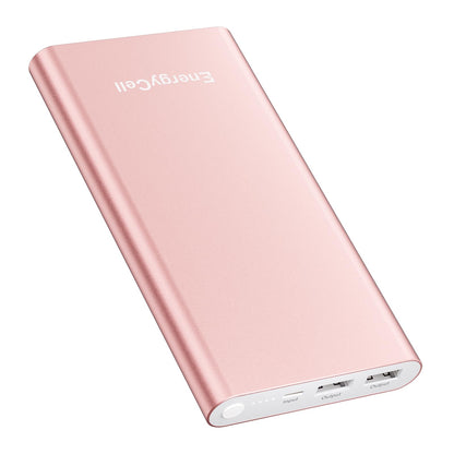 Pilot 4GS Portable Charger 12000mAh Fast Charging Power Bank Dual 3A High-Speed Output Battery Pack Compatible with iPhone 16 15 14 13 12 11 and More (Rose Gold)