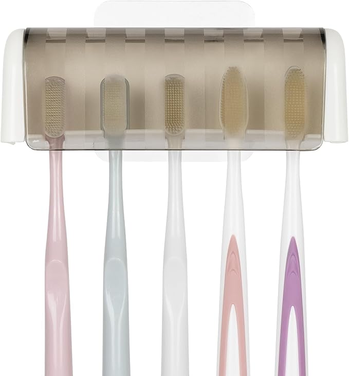 5 Slots Wall Mount Toothbrush Holder