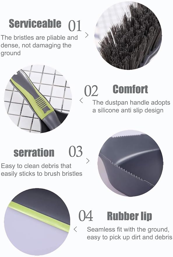 Dustpan and Brush Set, Dust Pans