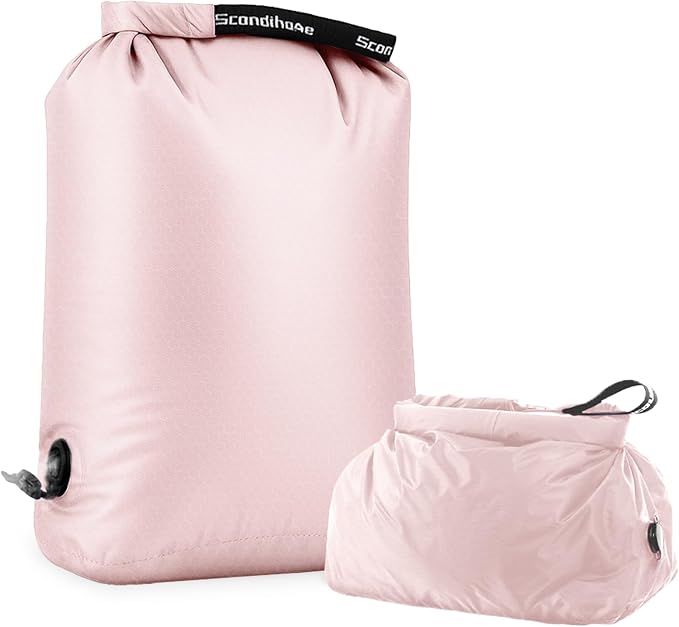 Travel Laundry Bag, Pump Free Vacuum Storage Bag Reusable Compression Dirty