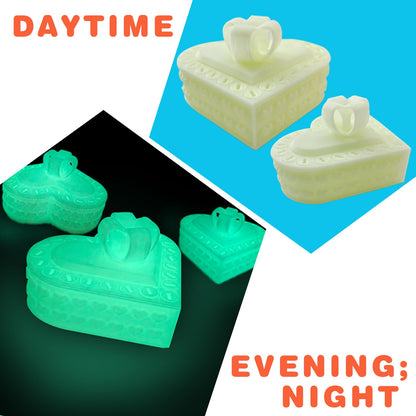 Light Of The City Ultimate Prank Gift Box with Screw Puzzles - Mechanical Assembly Challenge, April Fool's & Birthday Gags - Reusable Decorative Box with Secret Compartments Office/Family Jokes Luminous Green
