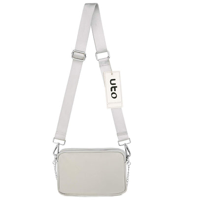 UTO Small Crossbody Bags for Women 3 in 1 Trendy Belt Purse Fashion Designer Mini Cute Sling Fanny Chest Pack