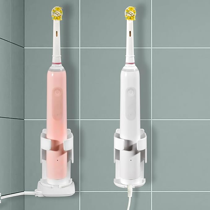 2 Pack Metal Electric Toothbrush Holder