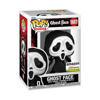 Funko Pop! Movies: Ghostface - Glow In the Dark - Amazon Exclusive - Collectable Vinyl Figure - Gift Idea - Official Merchandise - Toys for Kids & Adults - Movies Fans