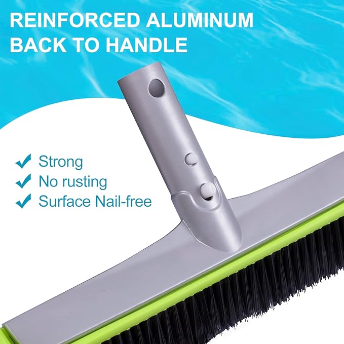 Sepetrel Pool Brush Head for Cleaning Walls, Heavy Duty Inground/Above Ground
