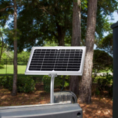 SUNER POWER 12V 10W Solar Battery Trickle Charger Maintainer, Built-in Smart MPPT Charge Controller, Tubular Mount Bracket, Waterproof 10 Watt Solar Panel Kits for 12 Volt Rechargeable Batteries