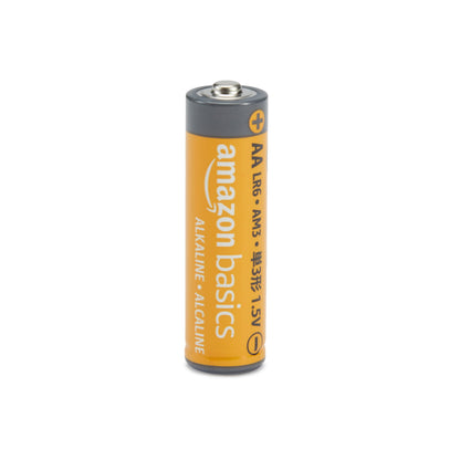 Amazon Basics 20-Pack AA Alkaline High-Performance Batteries, 1.5 Volt, 10-Year Shelf Life