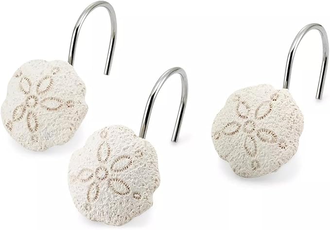 Avanti Linens - Shower Curtain Hooks, Beach Inspired Bathroom Accessories