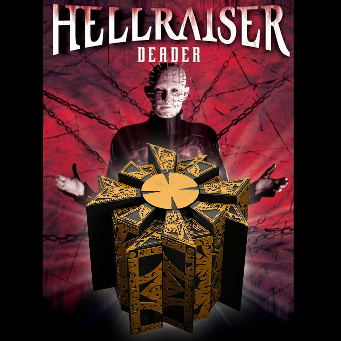 SSZJ Hellraiser Puzzle Box, Detachable and Deformable Puzzle Box, Role-Playing Film Props