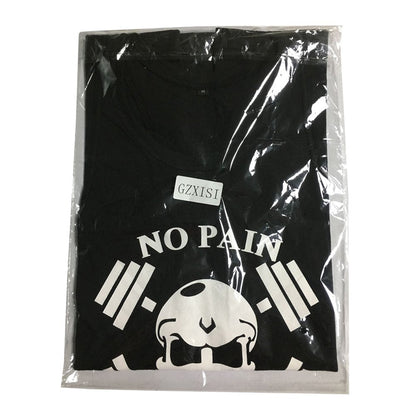 GZXISI Mens Skull Print Stringer Bodybuilding Gym Tank Tops Sleeveless Workout Shirt Fitness Vest (#2 Black, X-Large)