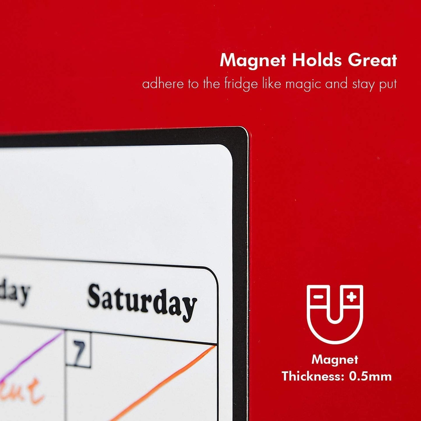 Fridge Calendar Magnetic Dry Erase Calendar Whiteboard 2025 Calendar for Kitchen Refrigerator Smart Planners