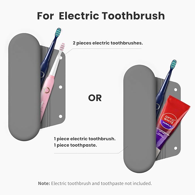 Silicone Electric Toothbrush Travel Case, Manual Toothbrush Travel Cover