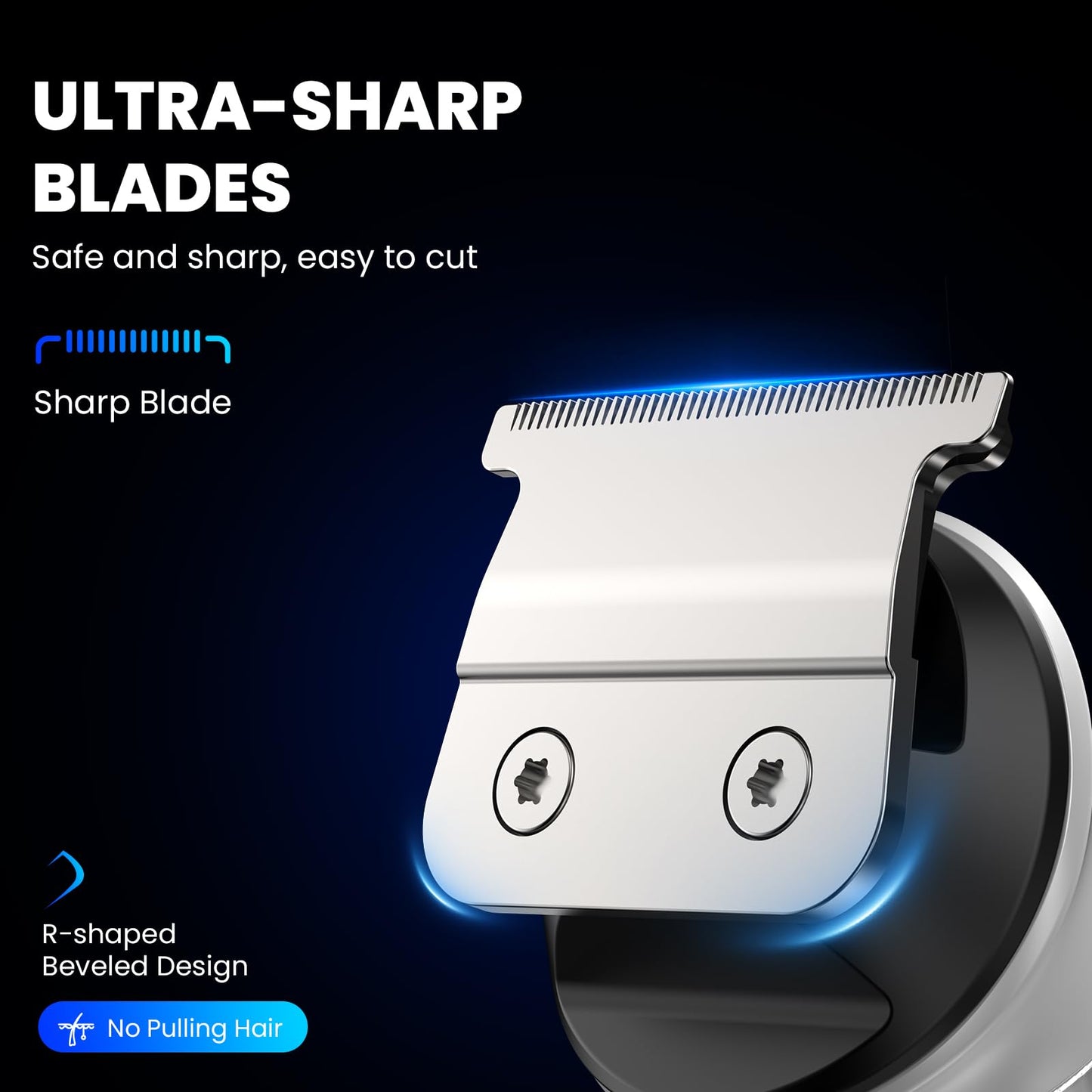 Ufree Beard Trimmer for Men, Electric Razor Shaver, Cordless Hair Clipper Shaving Kit for Mustache Body Nose Ear Hair Facial, Adjustable Beard Grooming Kit Birthday Gifts for Men