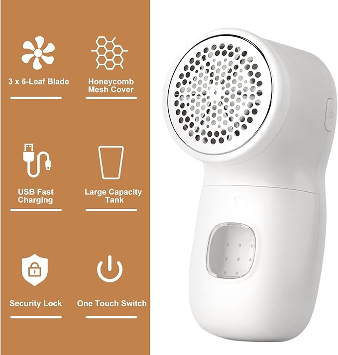 Fabric Shaver Lint Remover Sweater Shavers to Remove Pilling, Rechargeable